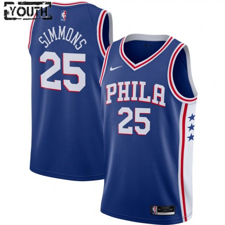 Maillot Basket Philadelphia 76ers Ben Simmons 25 2020-21 Nike Icon Edition Swingman - Enfant